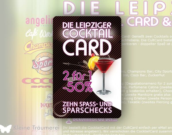 cocktailcard - Leipziger Cocktail Card